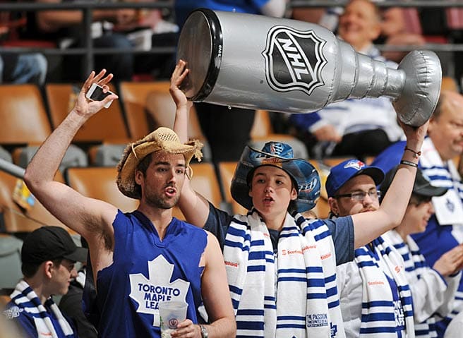 Eternally optimistic Leafs fans are having their hopes inflated by the team's upper management.